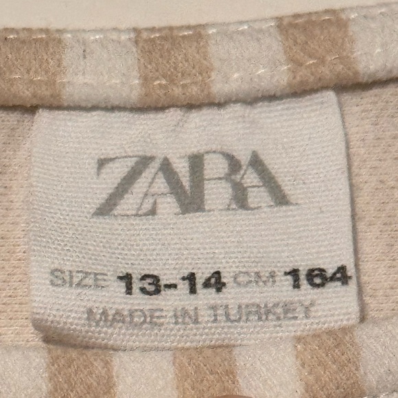 Zara Girls Striped Top - Picture 4 of 4